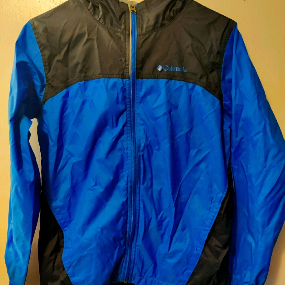 Boys L Columbia Rain jacket windbreaker